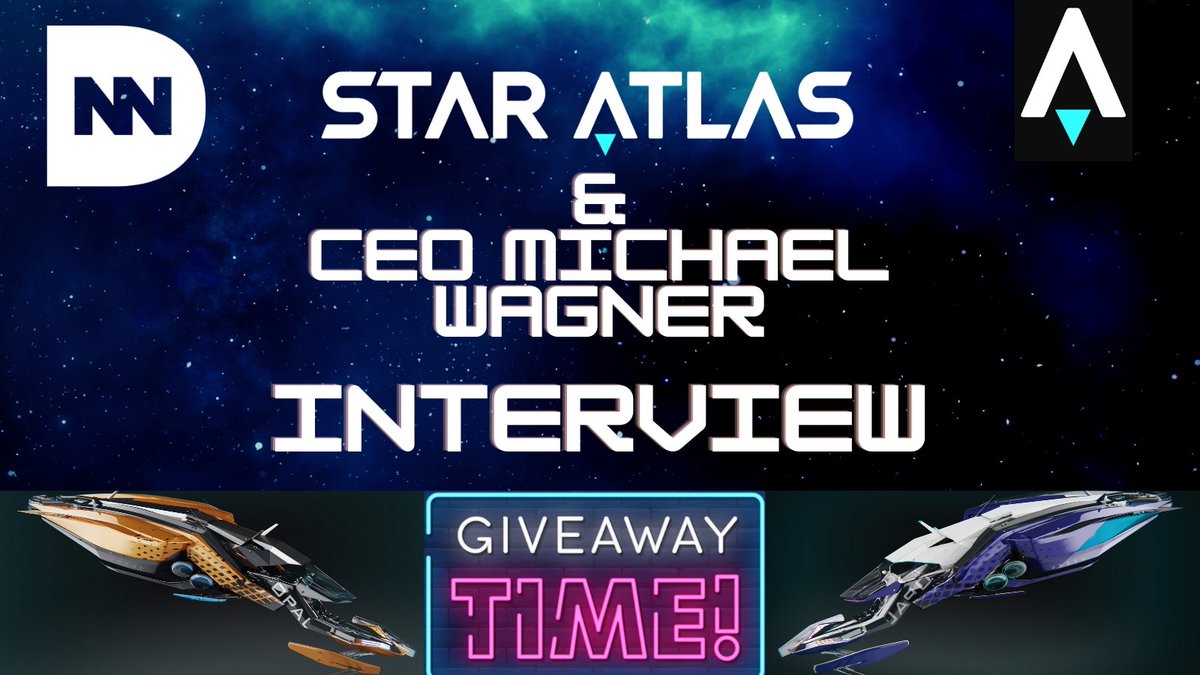 Humpday #DNNFam Interview &amp; <a href="/staratlas/">Star Atlas (Summer) 🚀☀️🌴</a> #NFTGivaway 

#StarAtlas CEO <a href="/at_mwagner/">SW4GN3R, CFA 🚀☀️🌴</a> Joins us for a chat! @ 10AM PT (or catch it on YT right after) 

3 Opal jets giveaway to random RT &amp; Comments! 

twitch.tv/doctor_degen #DNN #SOLANA #SolanaNFT dnn.gg