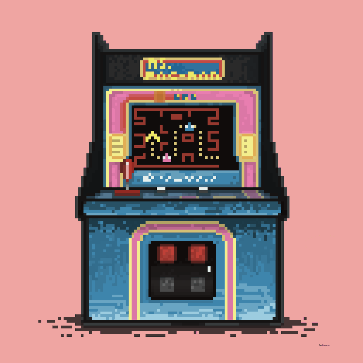 pxlunicorn's tweet photo. 🕹️PAC-MAN IS A LEGENDARY GAME RIGHT?
my collection
https://t.co/SounPJ65kX

#pixelart #NFTCollections #nftcollectors #NFTs #opensea https://t.co/n2N0kZkYZq