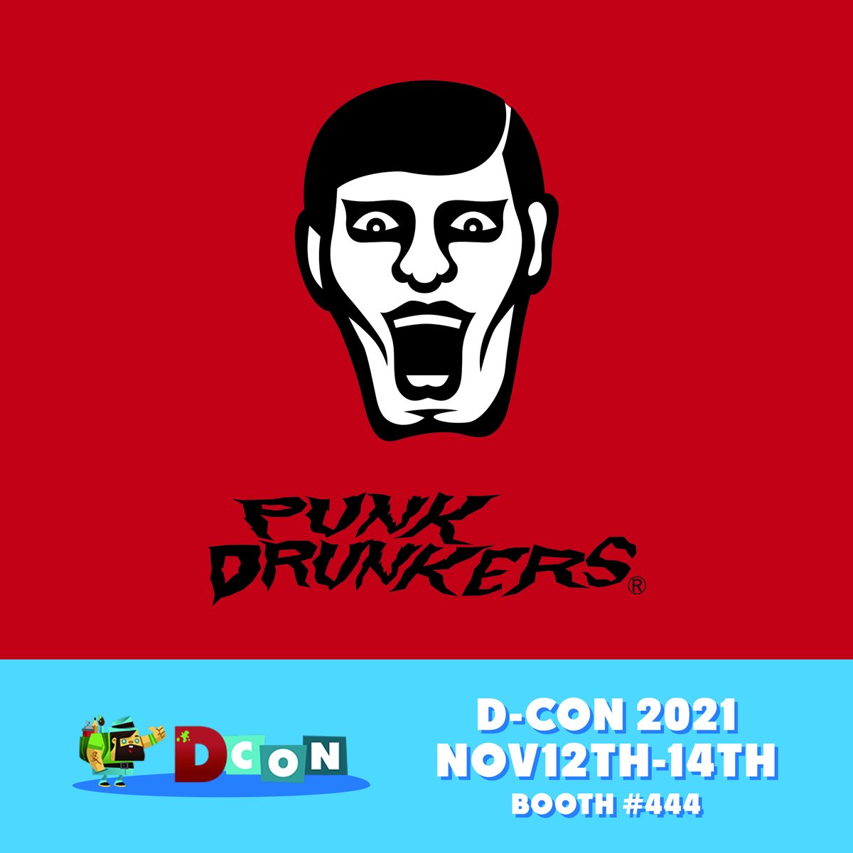 PUNKDRUNKERSPDS's tweet photo. <出展情報>
パンクさん「D-CON2021」に参加します。
ブースナンバー「#444」
LAで会いましょう。
詳しい内容はパンクさんのインスタをご覧ください。
https://t.co/iqyUONwZxg
#punkdrunkers #dcon #dcon2021 #booth444 https://t.co/3a0cM4T311