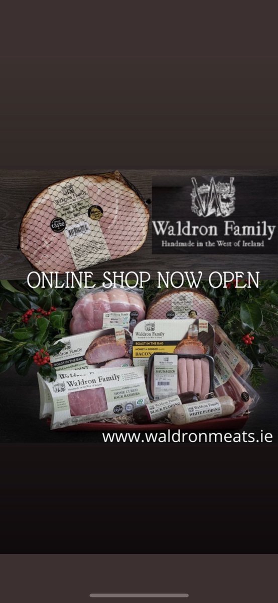 waldronmeats's tweet photo. @i_tazel We have a lovely selection of #meat #boxes of our homecured award winning products that can be created to any budget both cooked and raw ideal for #gifts which were very very popular last year https://t.co/7VDl3CzZsO