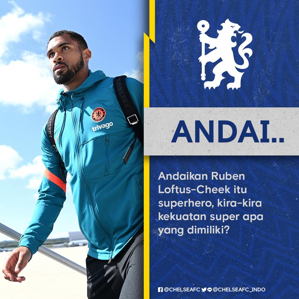 chelseafc_indo's tweet photo. Edisi terbaru #Andaikan bersama salah satu pemain yang mengejutkan musim ini, Ruben Loftus-Cheek! β¨
Jika @RLC sejatinya adalah pahlawan super... π¦ΈββοΈ
#CFCIndo https://t.co/vvWoj0vo8A