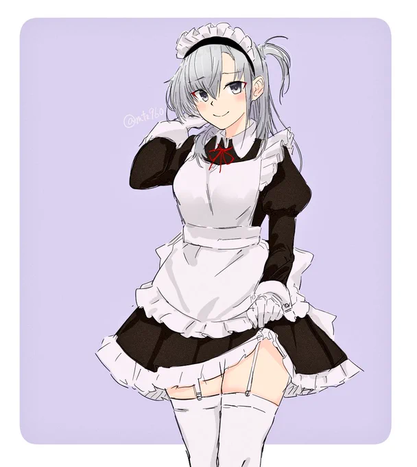メイド涼月ちゃんかわいい 