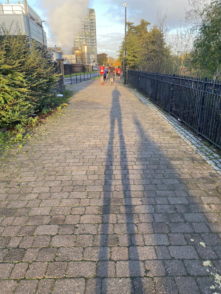 sdbirrell's tweet photo. Early start to the day with a #COPrun around sustainable development sites east of the city; great idea, delivered well. Thanks @55n and co. #COP26 #Glasgow https://t.co/SG6wjdUOjQ