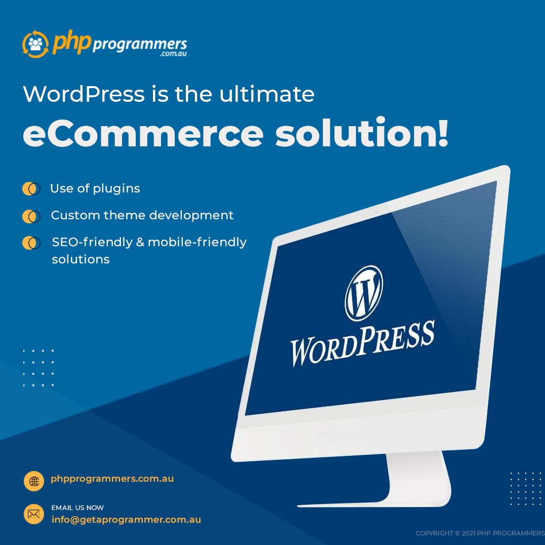 phpprogrammers_'s tweet image. Get an engaging & customer-driven online store built for your #business with our extensive #WordPress #eCommerce #development #solutions.
Reach Us: phpprogrammers.com.au/hire-wordpress…
#webdevelopment #webdeveloper #businesswebsite #australian #wordpress #wordpressexperts #wordpressdesign