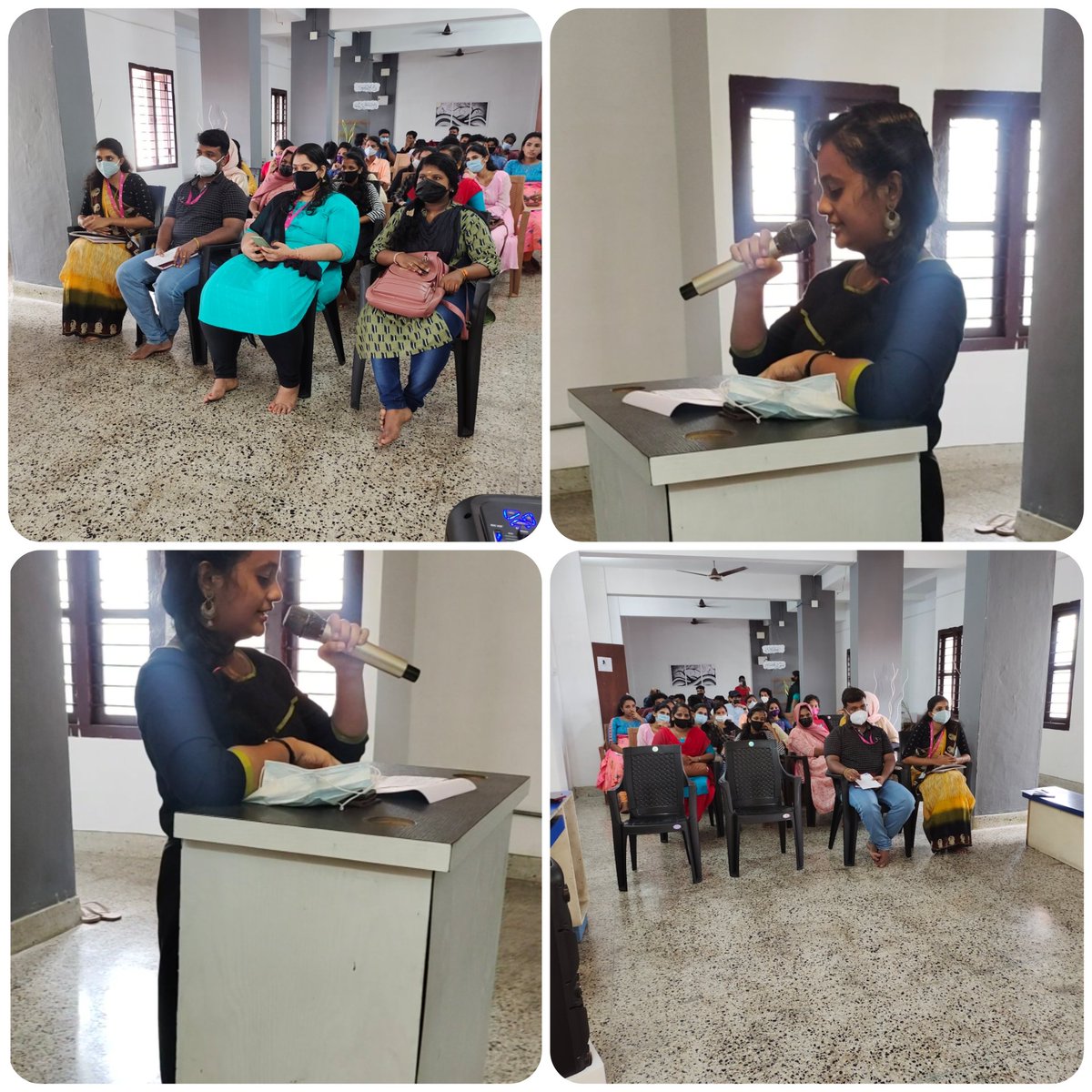 DreamzoneTsr's tweet photo. DREAMZONE THRISSUR Students (Devi -fashion ) presenting Seminar about World Famous Designs / Designers. 👏👍 https://t.co/6dEdzaGETJ