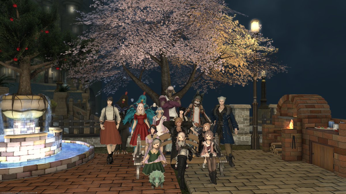 Ninah_FF14's tweet photo. エオルゼアに誕生してから今日で１年が経ちました！
みなさん、本当にありがとう。 https://t.co/Q818AHYN7J