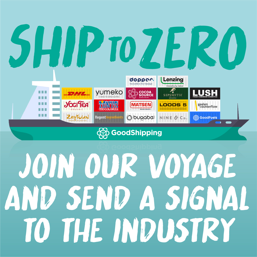 As #logistics industry is focused on #COP26 zero-emission transport day, we reaffirms our commitment to #ShiptoZero
 
Kathrin Brost says: “We’re proud to join <a href="/GoodShipping1/">GoodShipping</a> to make a positive climate impact today! By joining forces, we can make a difference.”