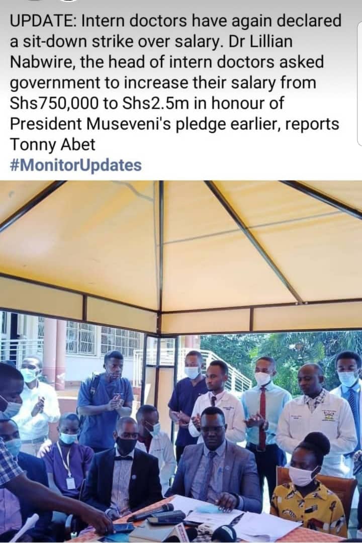 ssennyonjoRoger's tweet photo. You don't have to be a medic to join us in this struggle. You can't say that health of your citizens matter when you can't pay health workers well. This gov't needs to stop playing seek and hide with health workers.
#respectpresidentialdirective 
#RespectThePresidentialDirective https://t.co/w5QTnd3SUz
