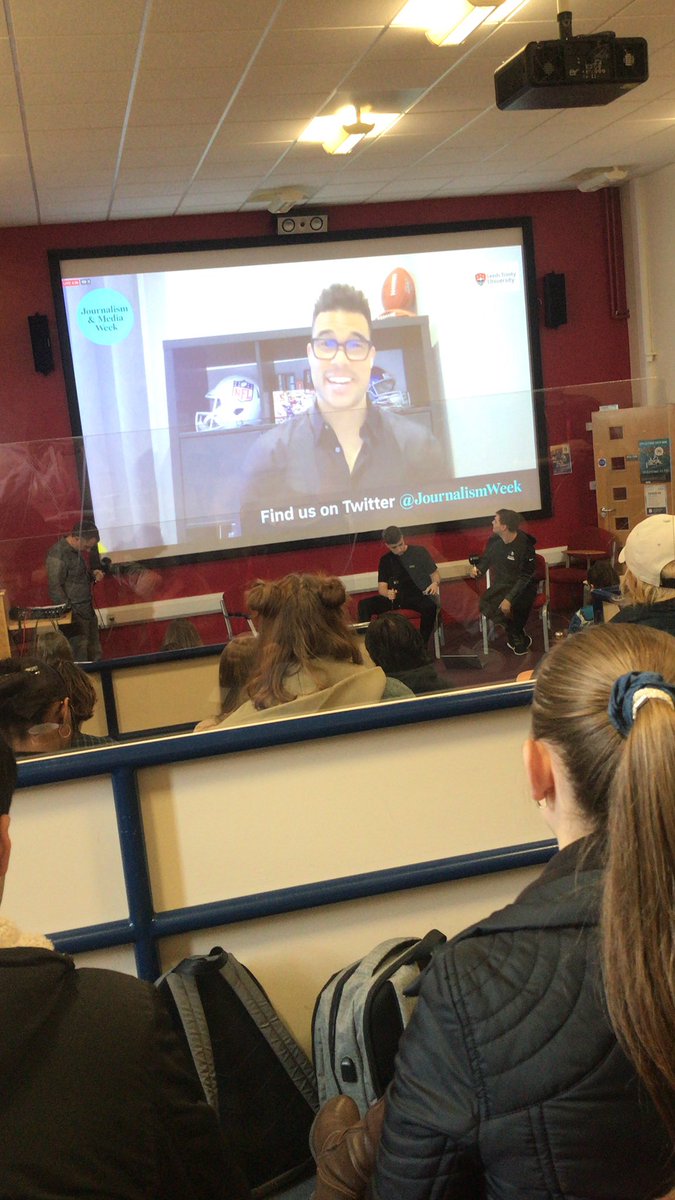 liammo2_'s tweet photo. πNFL FANSπ
Former NFL player and BBC presenter π is here virtually at @JournalismWeek and tells us his experiences as a βcornerβ and his brief experiences at βquarterbackβπ
πΈOne to watch πΈ
#LTJMW #NFL #jasonbell https://t.co/s1qmrBSZT8