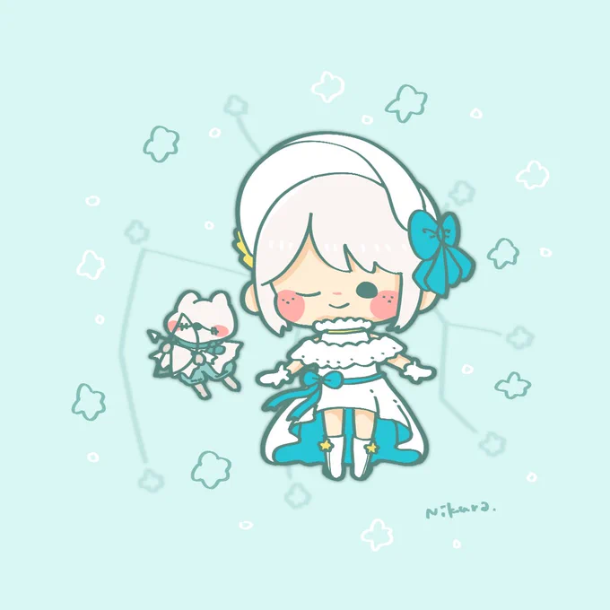 #第五人格 
#第五人格イラスト 
星座エマちゃん☆ 