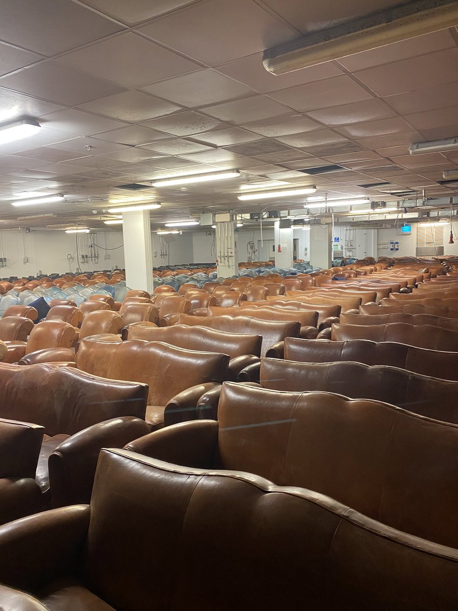 Now for the fairly sizeable challenge of putting £2.5m worth of furniture back into a fully operating business 😬