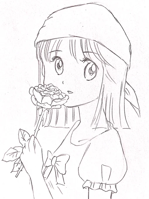 おやすみリッカちゃん 
#DQ9 #ドラクエ9 #リッカ #イラスト 