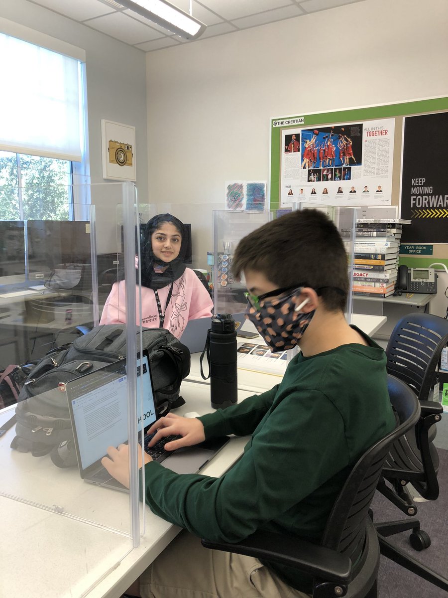 PineCrestian's tweet photo. #DeadlineTime The first 116 pages were sent to our publisher yesterday! #GoPanthers #TeamEffort #PCStudentJournalism https://t.co/Le6C2pIhGM