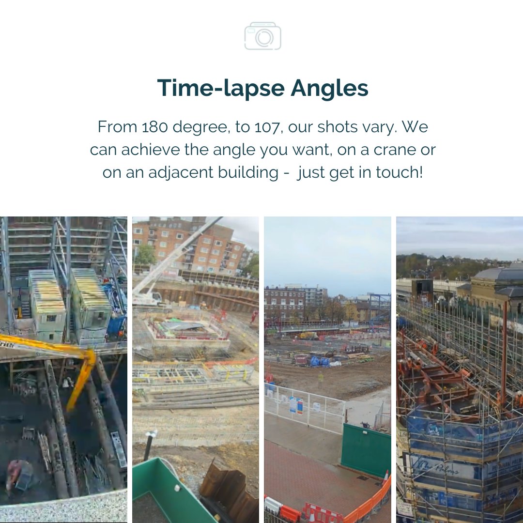 TLapSolutions's tweet photo. The angles and placement of a time-lapse camera. We will recommend what we think will work best for your site and work with you to come to a final decision.

Find out more about time-lapse systems: 0204 538 1035

#timelapse #constructionuk #contractor #marketing #projectmanager https://t.co/S73qI6yvKa