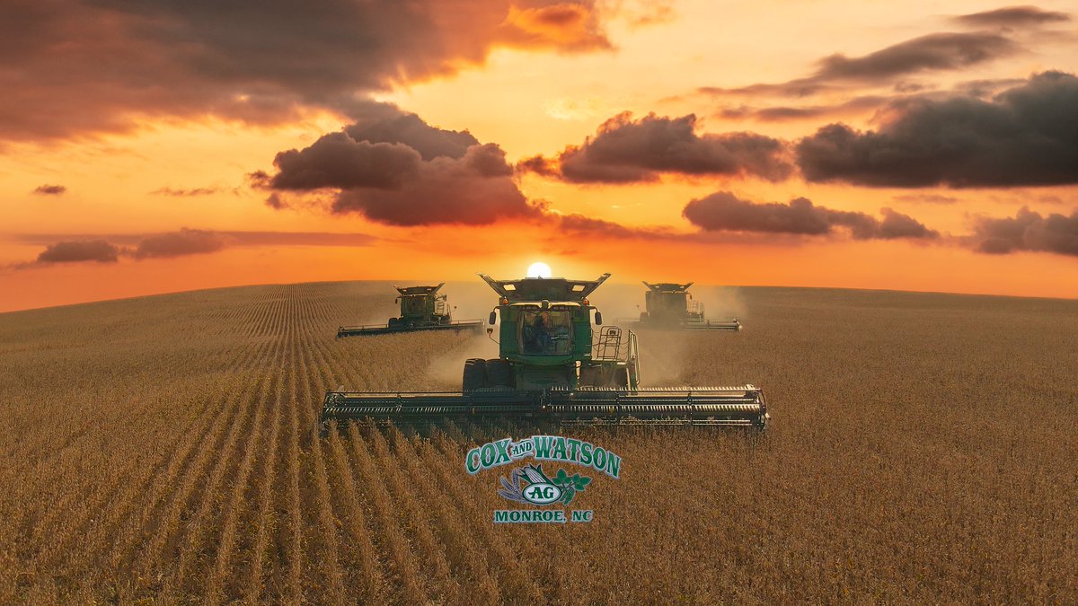 cox &amp; watson ag | monroe, nc

maybe it’s just because i’m a triplet, but I love this shot 🤩 

#fieldtoyieldnc #leadingthefield #harvest21