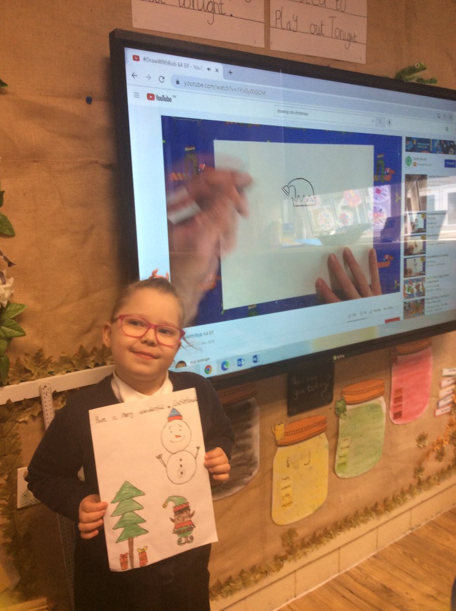 Beech Class in really enjoyed following a tutorial by 'Draw with Rob' for Tim Farron's county Christmas card competition. Lots of fun elves were created and children inspired. Here are some concentration faces! 
<a href="/RobBiddulph/">Rob Biddulph</a>