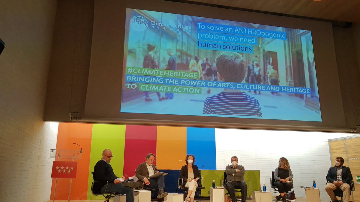 Comenzamos con José Alberto Alonso, Arquitecto técnico de @Proskene, y Clara Ulargui, arquitecta de <a href="/Positivehouses/">Positivelivings</a>, que hablarán sobre “La Agenda 2030 y sostenibilidad en el patrimonio cultural de la Comunidad de Madrid. Una mirada al patrimonio inmueble”.
