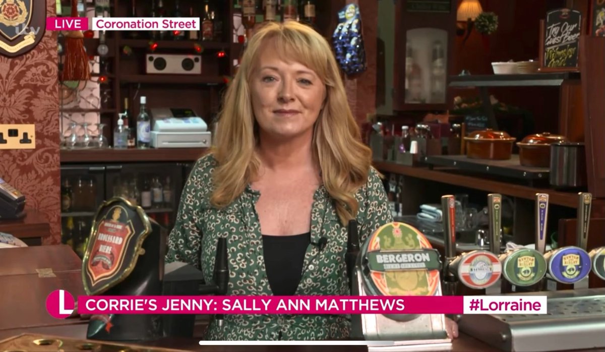 AdamBlease's tweet photo. If you missed @SallyAnMatthews on @lorraine this morning then you can catch-up here โฌ๏ธ
https://t.co/Bz0qMq74Nd
#Corrie #Jenny #JohnnyConnor #Rovers #Landlady #Lorraine https://t.co/OAE3lhBIbN