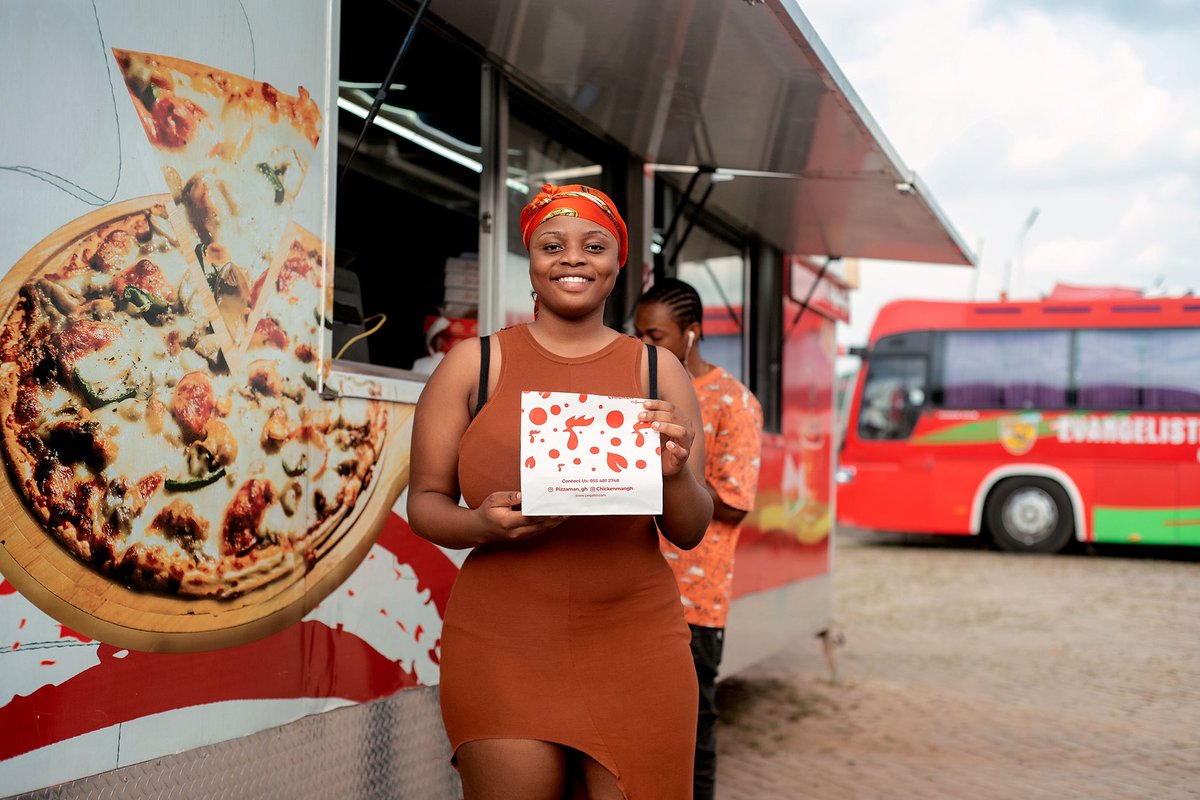 pizzamanghana's tweet image. Food truck is always on the move, we are coming to your door step ❤️😍