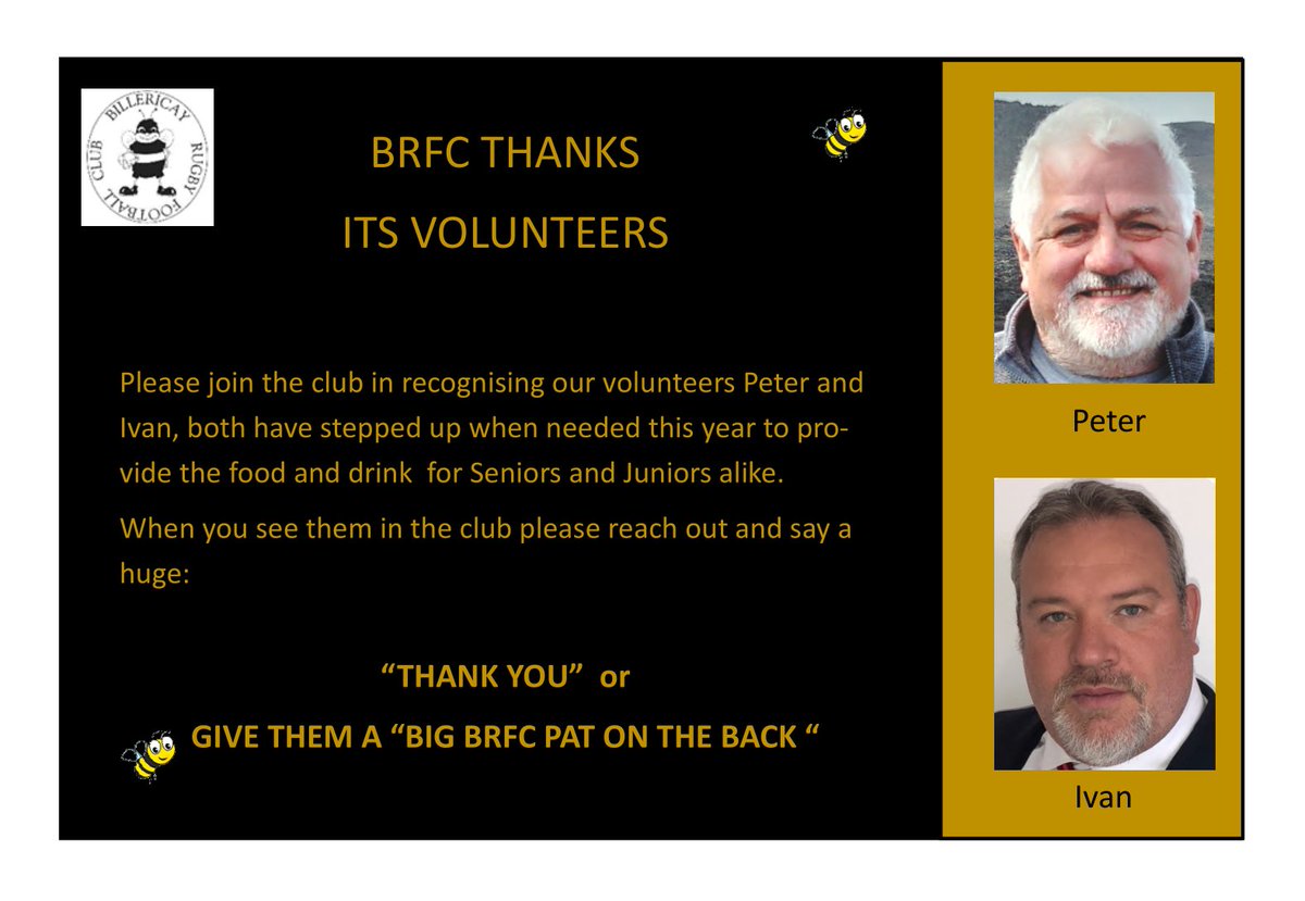 BillericayRFC's tweet image. #volunteers #volunteering