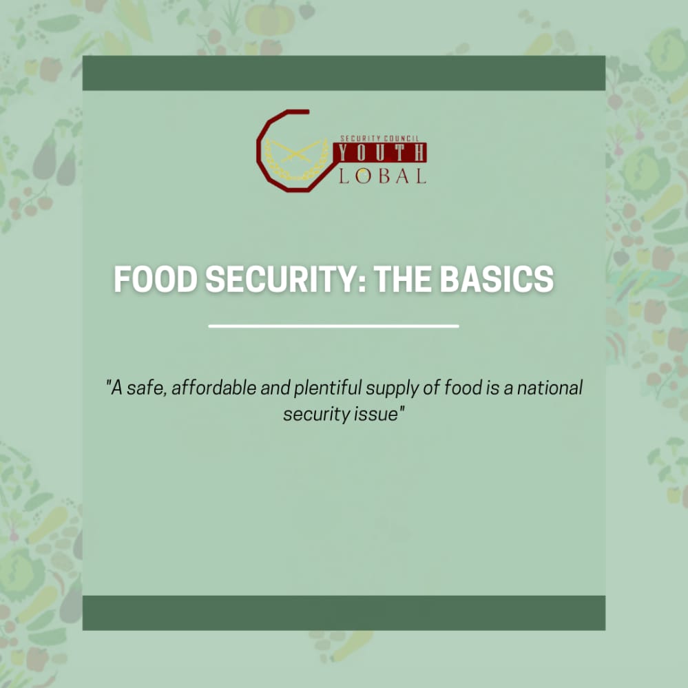 CouncilGyi's tweet photo. Greetings,
As ongoing conflicts and global pandemics continue destabilising the global order, the security council explores the accessibility of nutritious food as a facet of regional security.

#security #council #pandemic #global #economy #food #securitycouncil https://t.co/0EaQPrbjnZ