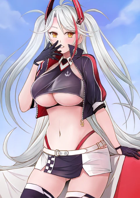 RQプリンツ・オイゲンかきました。
#アズールレーン 