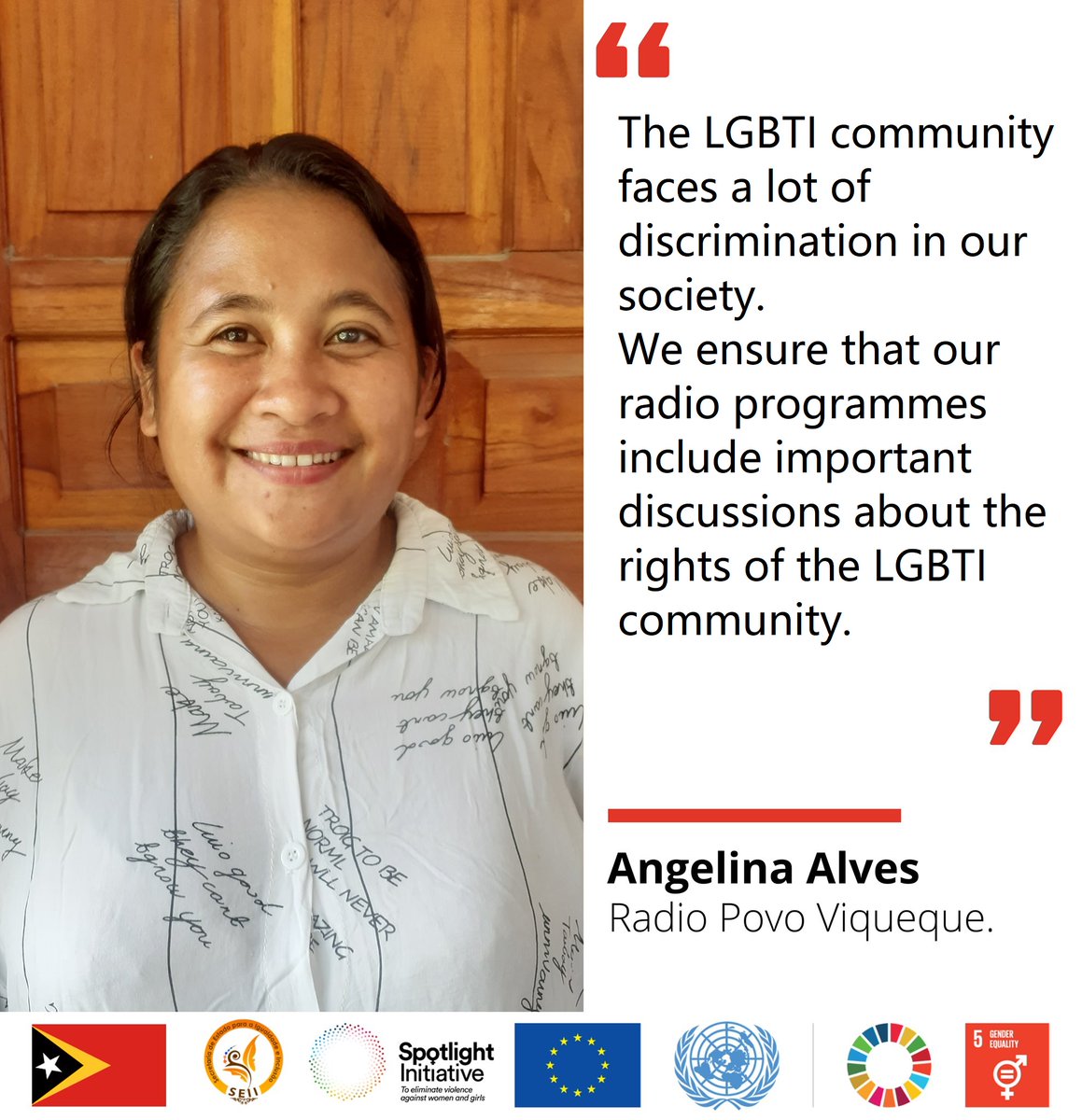GlobalSpotlight's tweet photo. Radio remains a powerful mass medium for reaching large numbers of people in isolated areas. 

Our partner #CODIVA works closely with Community Radio in Viqueque to promote the rights of #LGBTI community &amp; have their voices heard.

@UNTimorLeste @EU_TimorLeste #TimorLeste https://t.co/fIVaEgJjgy