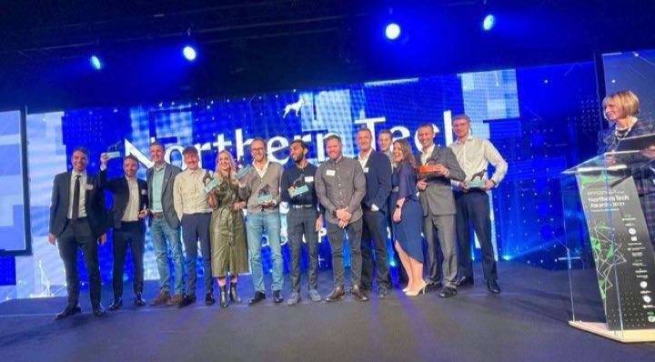 The fastest growing 50 #tech companies in the North of England, Scotland and Ireland were named at the prestigious #NorthernTechAwards 2021.

@DoubleElevenLtd finished top while @Totalprocessing were third. 

See full list here techblast.co.uk/news/video-gam… 

Well done @GPBullhound 👏