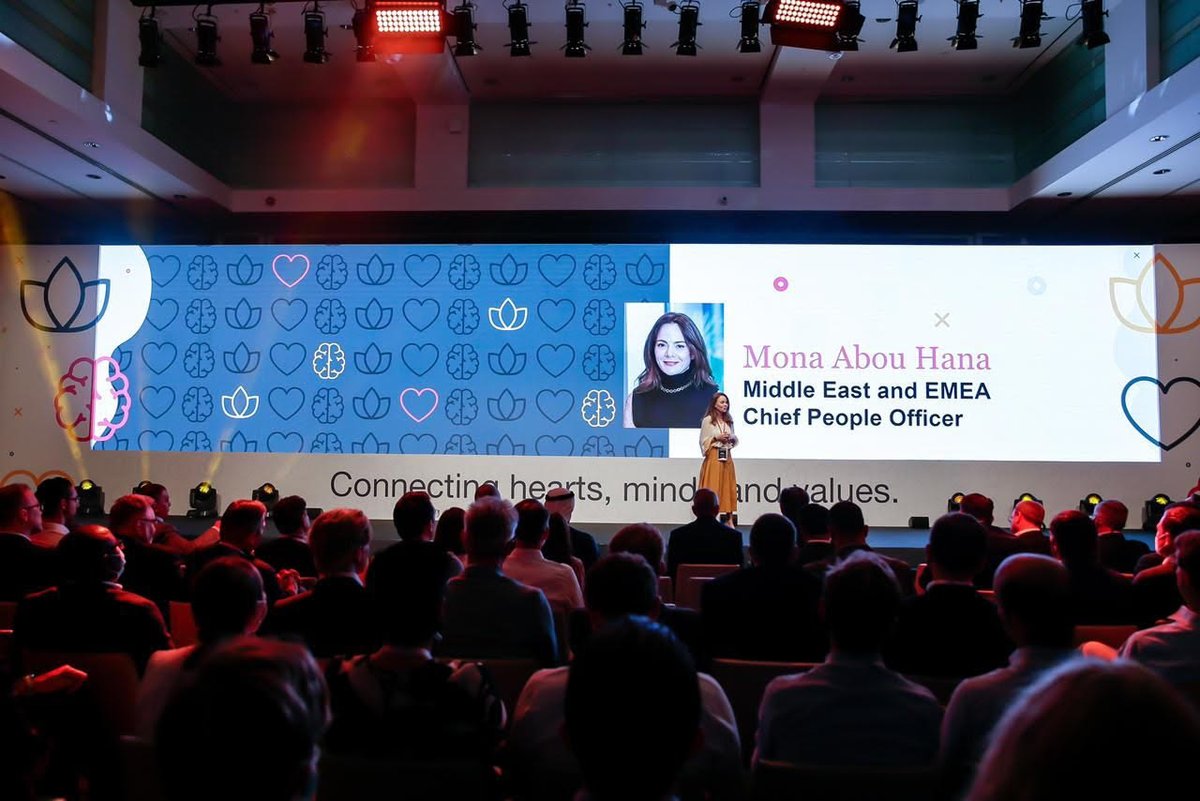 monaabouhana's tweet photo. Happy to connect with more than 400 partners at the EMEA New Partners’ Meeting, who bring together diverse perspectives on our future focused strategy. Proud to wear masks produced by @CreativeSpaceB students &amp; tailors in an effort to support the Lebanese &amp; refugee communities! https://t.co/1QsVnYCe9J