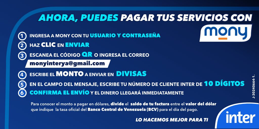 InterCliente's tweet photo. Lo hacemos mejor para ti. https://t.co/tP2HdbT3F1