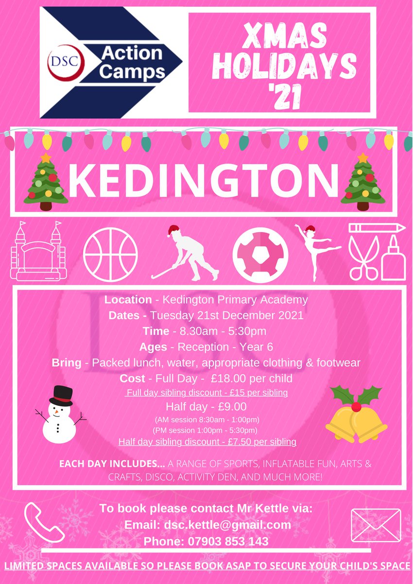 Dellar_SC's tweet image. DSC Christmas Action Camps continued…