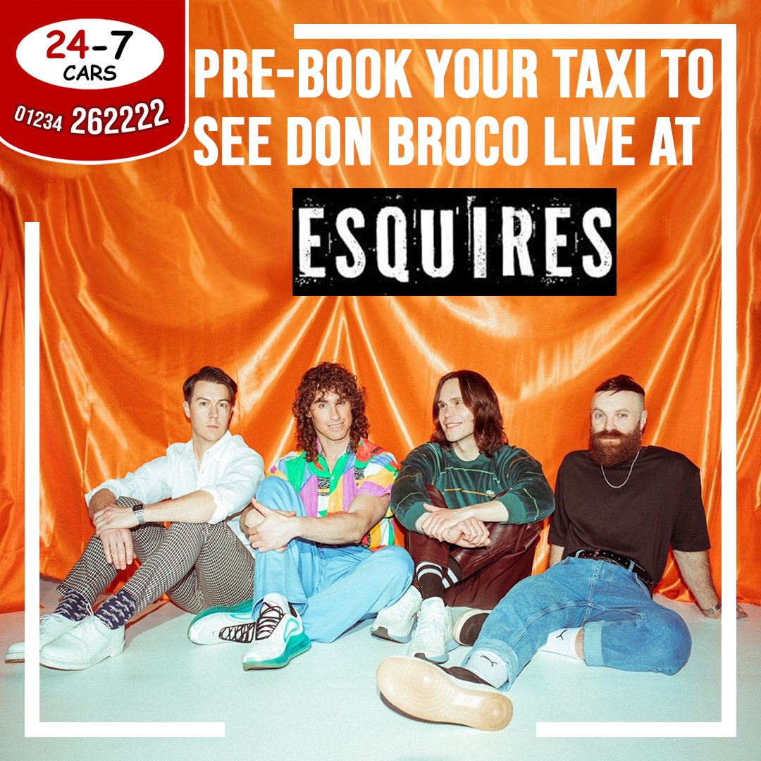 247taxisBedford's tweet photo. ‘Hold On’ ‘Everybody’, @DonBroco are playing tonight at Esquires. Check your ‘Priorities’ and get a taxi to this SOLD OUT event!
https://t.co/fB27lbC8DC
01234 262222
-
-
-
-
#taxi #bedford #bedfordshire #taxis #bedfordtaxi #passengerapp #student #bedfordshireuni https://t.co/LqVqw24dJZ