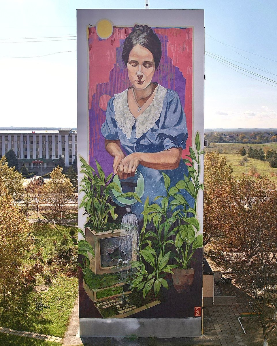 brababella's tweet photo. #Streetart by #VersusFlow @ #Solnechnodolsk, Russia, for #UrbanMorphogenesis
https://t.co/ic9Ntg3g87 #arteurbana #urbanart #murals #muralism https://t.co/aYY6PlkDRm