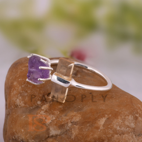 PanoplySilver's tweet photo. Amethyst &amp; Citrine ring, adjustable bypass ring, raw amethyst ring, amethyst crystal ring, raw citrine ring, natural rough amethyst ring.

https://t.co/YAuRi5ZNex

#citrine #citrinerings #citrinering
#amethyst #amethystrings #amethystring #ring #rings #jewelrystore #jewelryshop https://t.co/isanbxOIcq