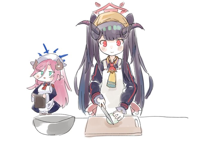 フウカとジュリ
#ブルアカ 