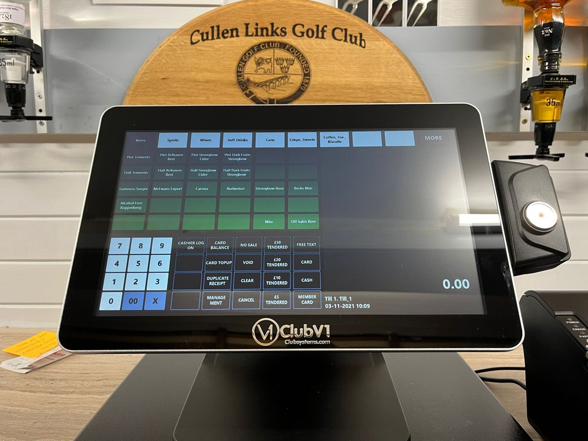ClubSystems's tweet photo. Out with the old and in with the new at @CullenGC1 Now set up with our widescreen MerlinTouch EPoS system and HowDoiPay so members can fully take advantage the ClubV1 Members Hub and App - CG 

#marketleader #fullyintegrated #ClubV1 https://t.co/CADwa4SqJW