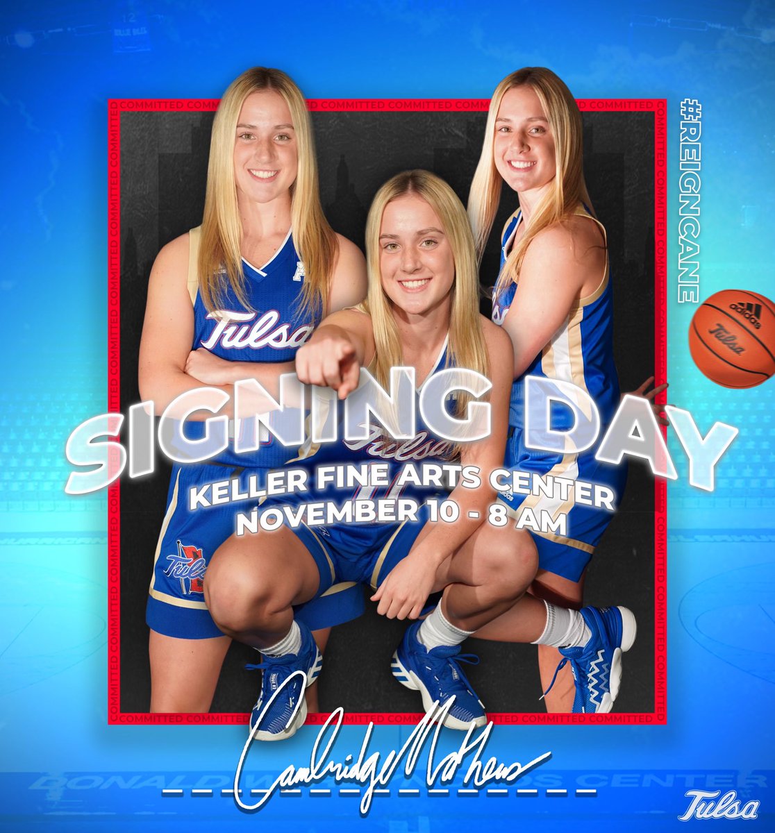 Congrats CAM‼️ @TUWBasketball <a href="/Gosset41/">Brian Gosset</a> <a href="/KISDAthletics/">Keller ISD Athletics</a> <a href="/KHSIndianNation/">Keller High School</a> <a href="/MrsSimmonsKHS/">Lisa Simmons</a>