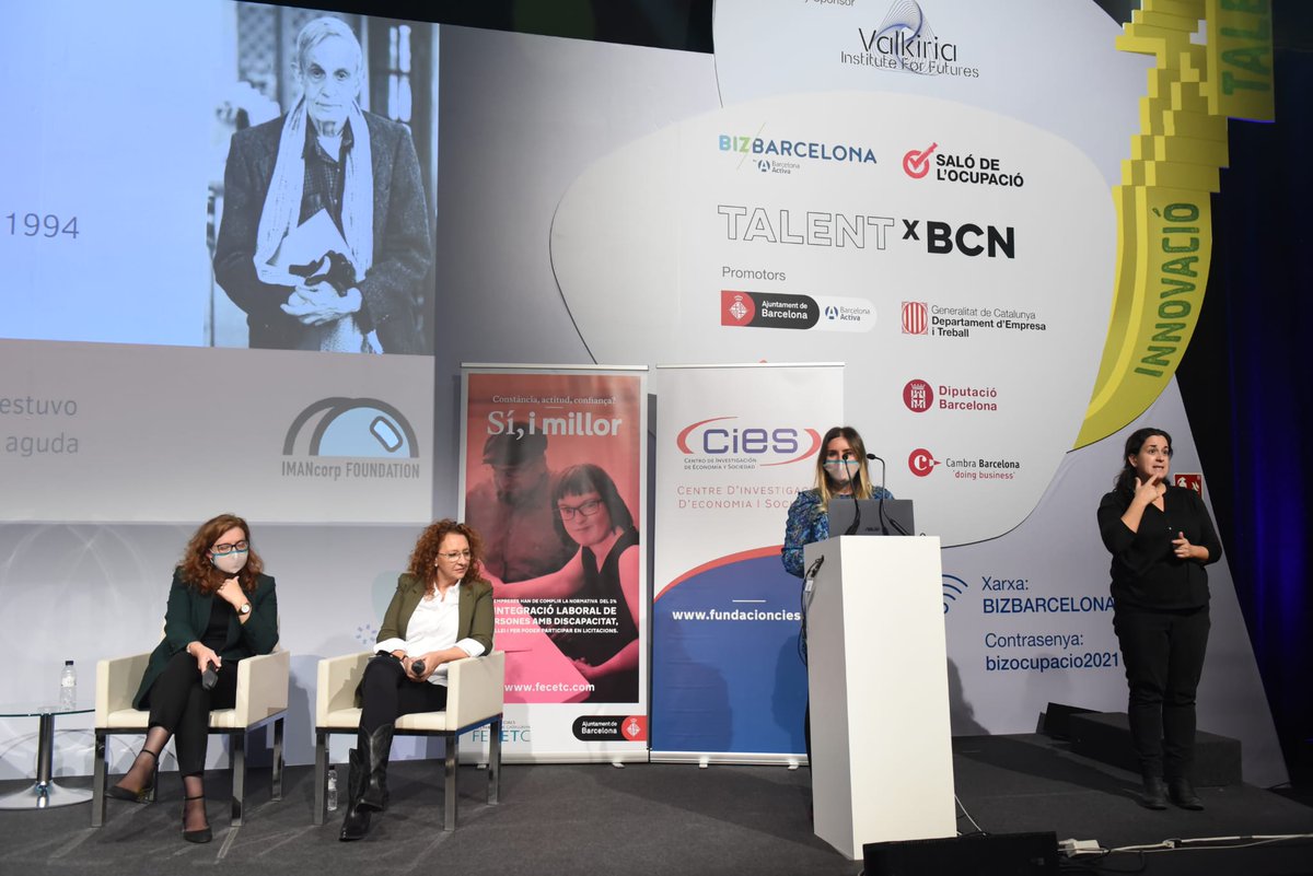 FESOCAinfo's tweet photo. Algunes de les conferències de la #firasimillor son #accessibles a través de intèrpret de #LSC. Com la d'ahir, amb la participació de @DKVIntegralia @FEDER_ONG @NorskHydroASA @imancorp_fdn #diswork. https://t.co/sDXHVff1DJ