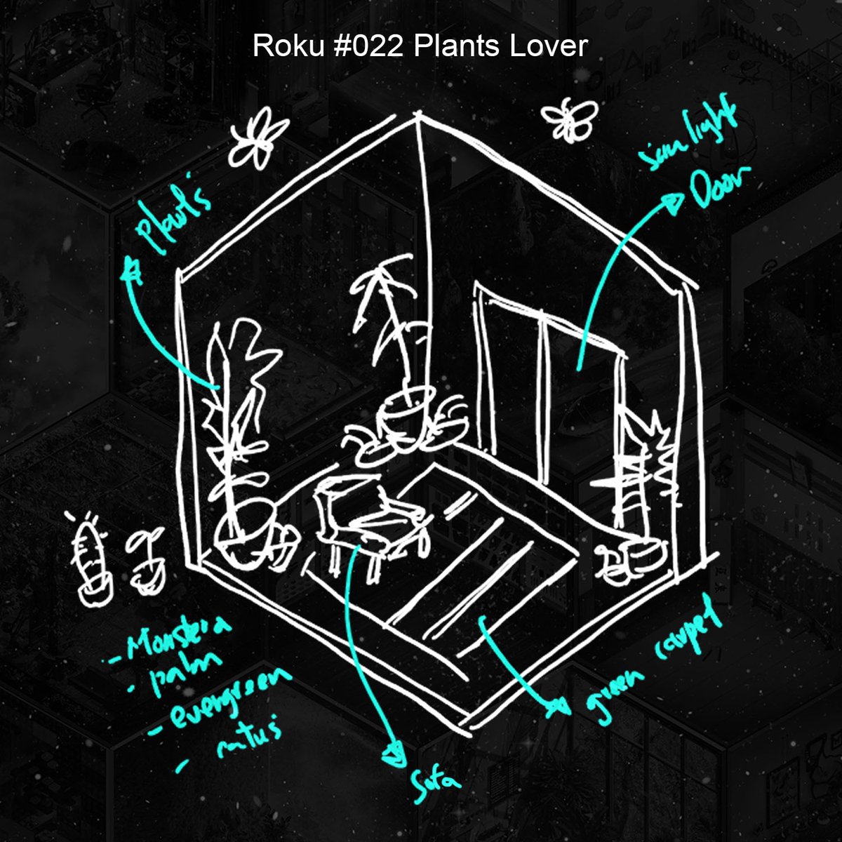 RokuNft's tweet photo. Let's have a look at the brainstorming and sketching of the room for plant lovers~
The room will be revealed soon, Stay tuned! Roku!!!
#RokuNft #NFTartists #nftcollectors #room #brainstorm #sketch #conceptart #ideas #isomatic #3D #VirtualReality #plants https://t.co/AwrP1rHO0P