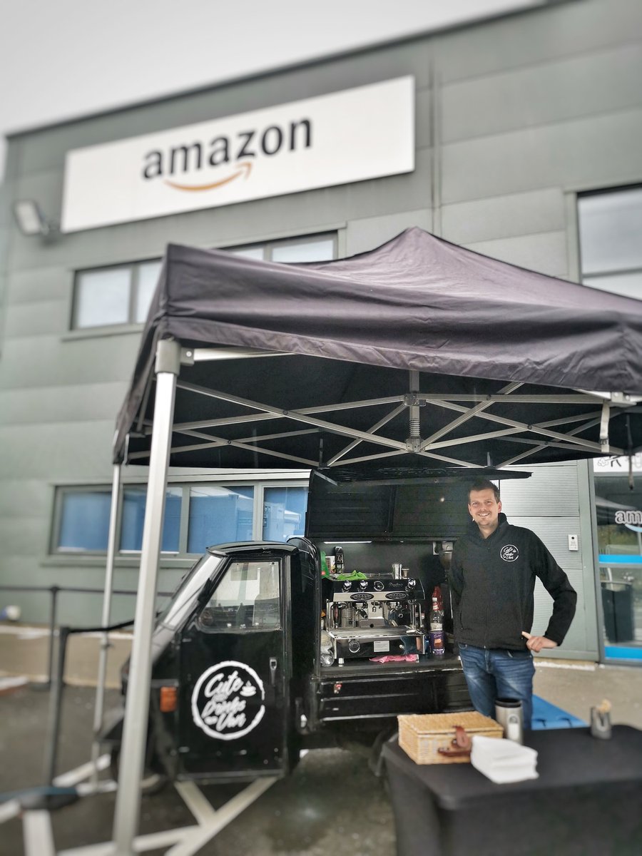 Today we're out at <a href="/amazon/">Amazon</a> in Sheffield looking after their amazing staff!! Coffee sir? #coffee #coffeegram #eventprofs #eventprofsuk #corporateevents #staffwellbeing #wellbeing #caffeine #Amazon