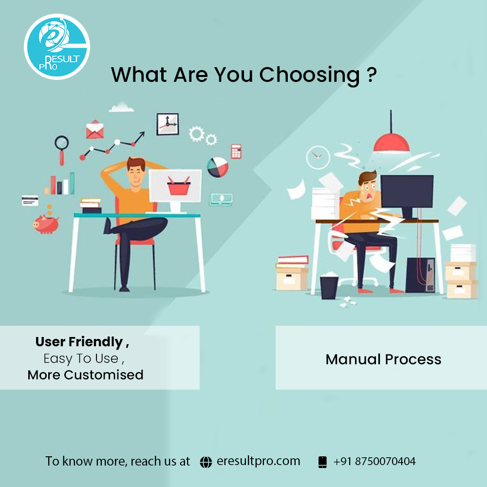 eresultpro's tweet image. WHAT ARE YOU CHOOSING?
Get to choose your One-Stop Solution - EresultPro ✅📲 +91-8750070404👉 eresultpro.com
#eresultpro #resultanalysissoftware #resultanalyzersoftware #resultanalyzer #schoolmanagementsoftware #SchoolManagement #ResultManagement #HassleFree #CBSESchool