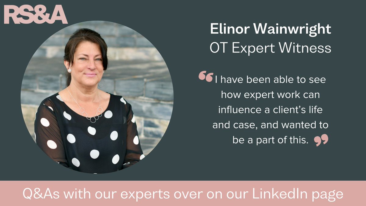 RhiStokesAssoc's tweet photo. Our most recent Q&amp;A, with #OTexpert Elinor Wainwright, is now available to read on our LinkedIn page!

She talks about her extensive experience in #OT roles, &amp; being excited for her future work with Rhiannon Stokes &amp; Associates.

Read it in full here: https://t.co/kv4SjqhAxq https://t.co/Lhr4cSGE1H