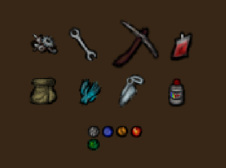New pixel icons of items were rendered instead of the default icon. Now I am engaged in correctly initializing them in the player's inventory and in the item storage. 😎

#indie #indiegame #IndieGameDev #pixelart #horrorgame #game #gamedev #gamedevelopment