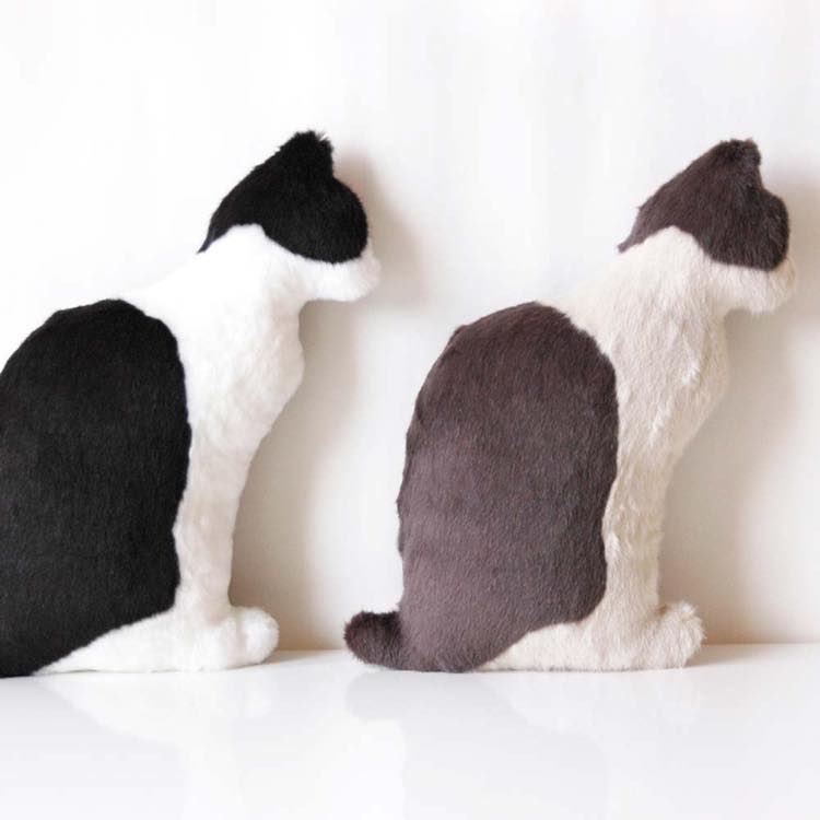 Koncent New 静かな気配で癒してくれるハチワレの家猫型クッションが登場 偉人たちによる 哲学的なネコ名言を収録したスペシャル豆本付きです 色違いでペアにしたり ほかのnekoと一緒に多頭飼いもおすすめです T Co Kgrmtu1pjy ネコ