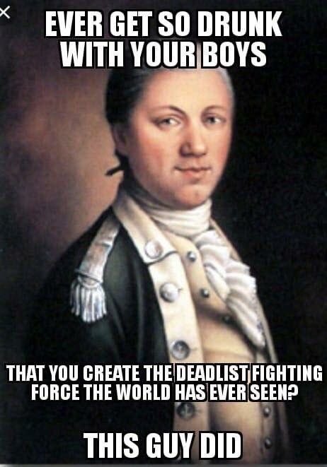 Back in 1775.                                       My Marine Corps came alive.