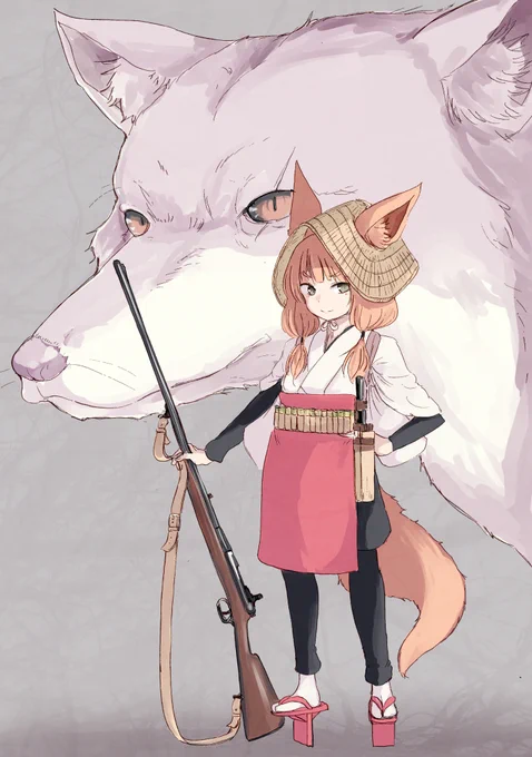 ガンぎつね #いい銃の日 
