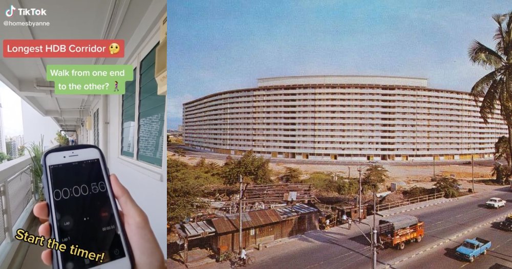 MothershipSG's tweet photo. HDB flats built in 1970s had corridors over 300m: How did long common corridors become unpopular? https://t.co/AlZ0EGjyp0 https://t.co/07DJVqAgzH