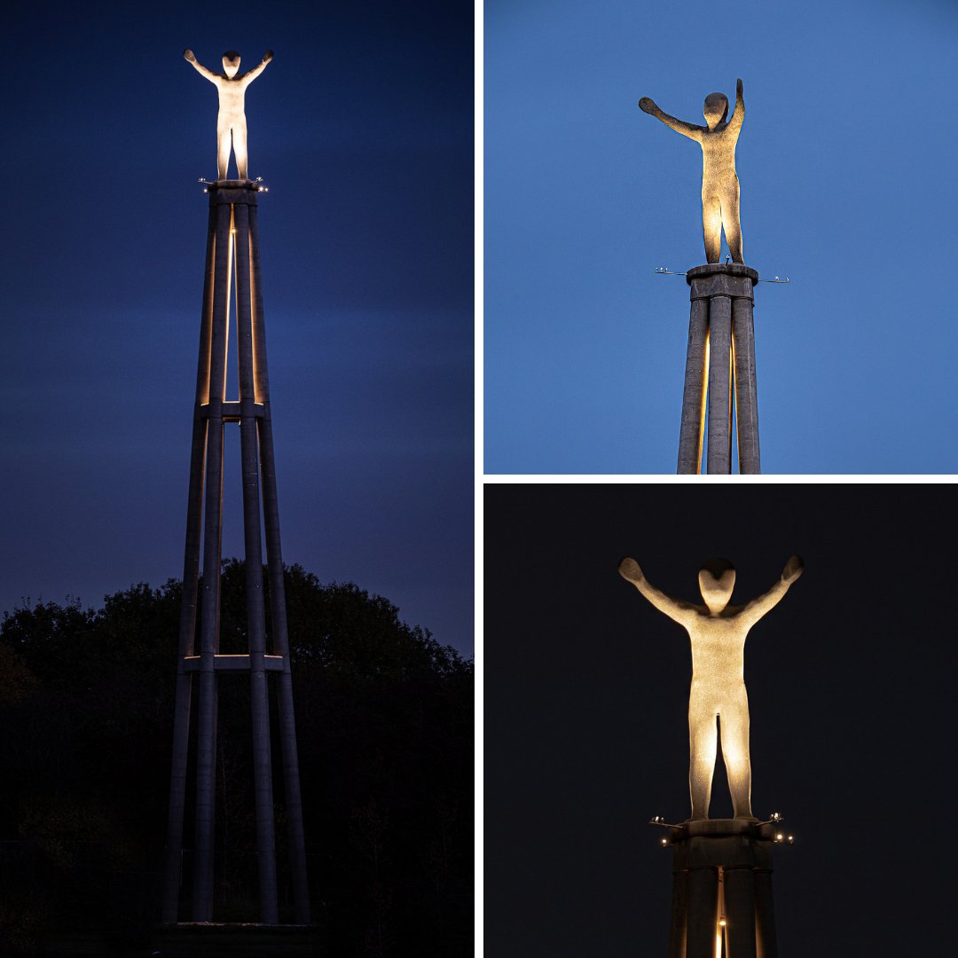 “The Hope Sculpture started as a conversation with Ramboll & became a gift from 50 companies to Glasgow. It's a testament to the power of collaboration and dedication to deliver a better future” Steuart Padwick #hopesculpture #hopetriptych #beaconofhope #COP26Legacy #racetozero