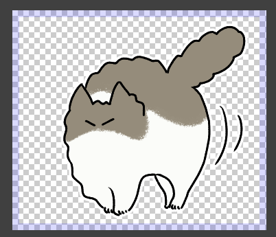 スタンプ進捗。とりあえず絵だけ 