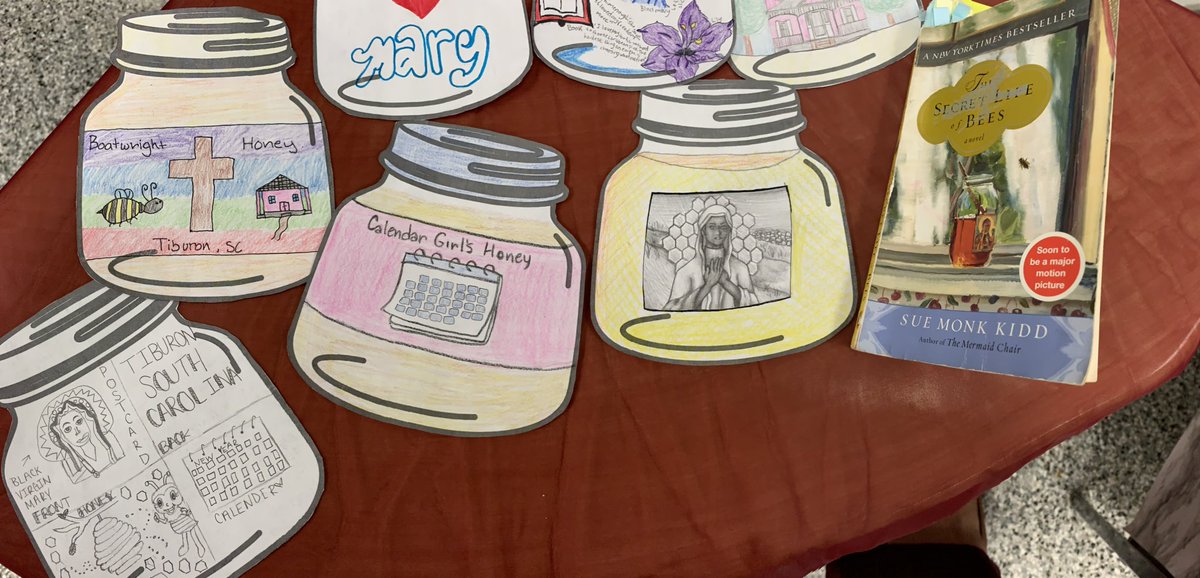 Using visualization to bring class novels to life. (Check out these artists!) 🐝